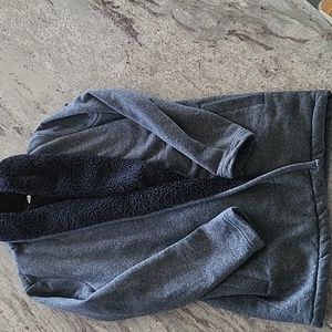 EUC- LLBean long sweatshirt coat. XS